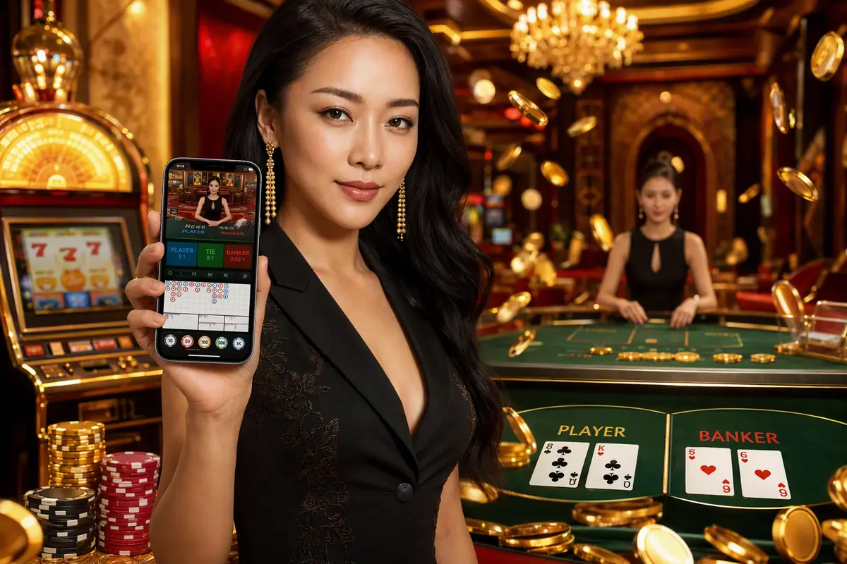 jsm88 Casino meja dealer langsung baccarat